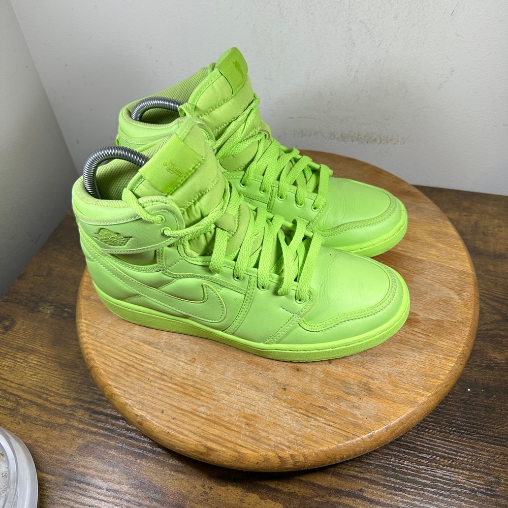 Nike Air Jordan 1 KO Volt Green Sneakers Shoes Women US 8.5 DN2857-330